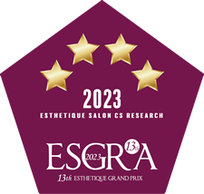 ESGRA エステティックグランプリ2023顧客満足サロン部門 4つ星獲得